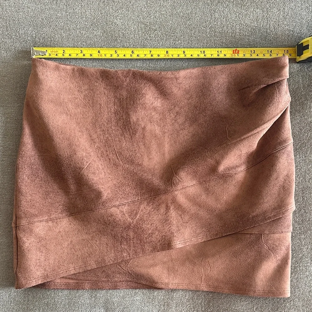Free People Tan Wrap Mini Skirt - Picture 3 of 7